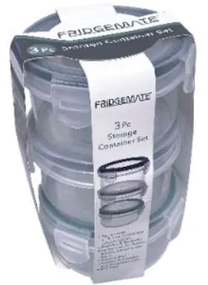 Fridgemate 3-Pc Storage Container Sets