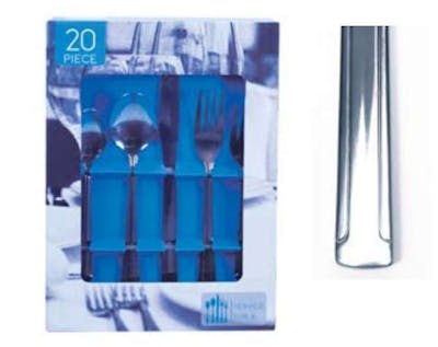 Stainless Steel Cutlery Sets - 20 Pc