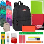 Middle School Supply Kits in 17" Backpack - 16 Pieces