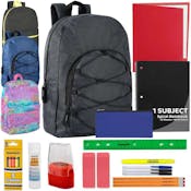 18" Backpack and 20-Piece School Supply Kit