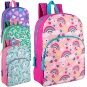 15" Character Backpacks - Assorted Prints