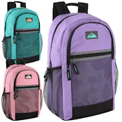 18" Multi-Pocket Reflective Backpacks - Assorted Colors