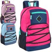 18.5" Bungee Backpacks - 3 Colors, Laptop Section