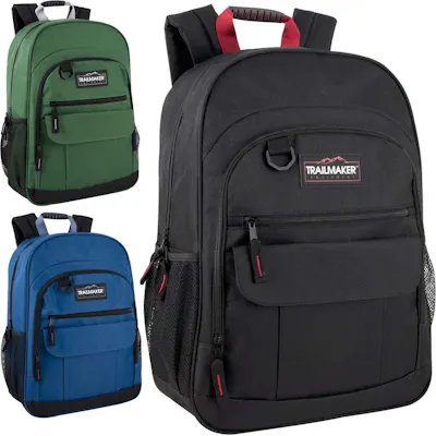 18" Double Pocket Backpacks - Assorted