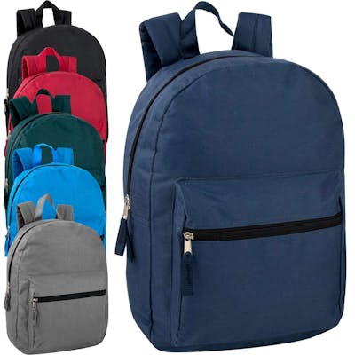 15" Basic Backpack - Assorted Colors