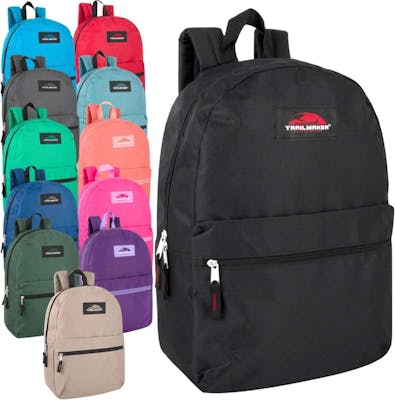 17" Basic Backpacks - Assorted Colors