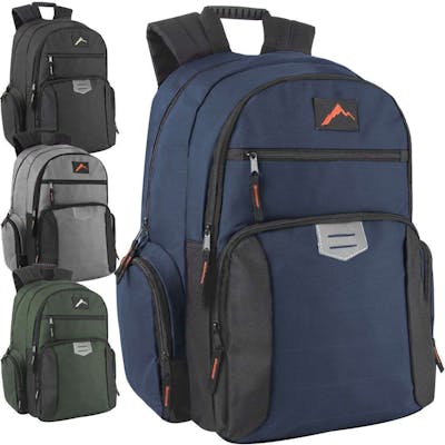 Reflective Multi Pocket Backpacks - Assorted Colors