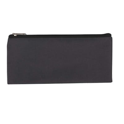 Zippered Pencil Pouch, Black