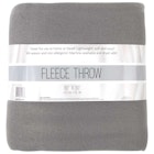 Twin Fleece Blankets Gray - 80" x 60" image number null
