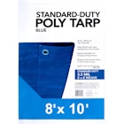Blue Weatherproof Tarps - 8' x 10', Poly image number null