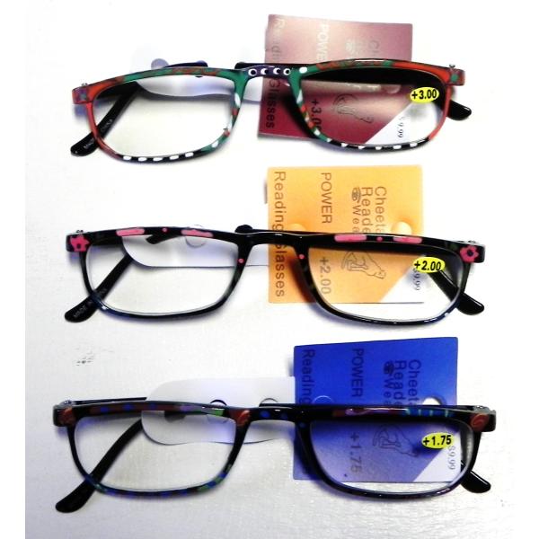 hand painted reading glasses