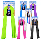 Ice Cooling Towels, Assorted Colors - 100 Pieces