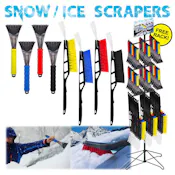 Ice Scrapers and Snow Brushes - Assorted