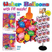 Water Balloons - 50 and 100 Packs, Assorted