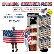 Full Size USA Body Flags - 30" x 60"