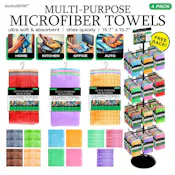 Microfiber Towels - Assorted Colors