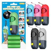Waste Bag Dispenser with LED Light, Assorted