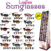 Women's Fashion Sunglasses - Assorted Styles, Floor Display