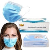 3 Ply Disposable Blue Face Masks