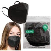 KN95 Masks - Black, Individually Packaged