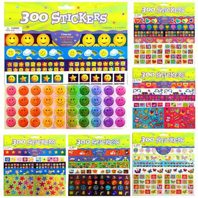 Sticker Collections - 6 Assorted Styles