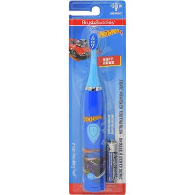 Kid's Battery Powered Sonic Toothbrush - Hot Wheels