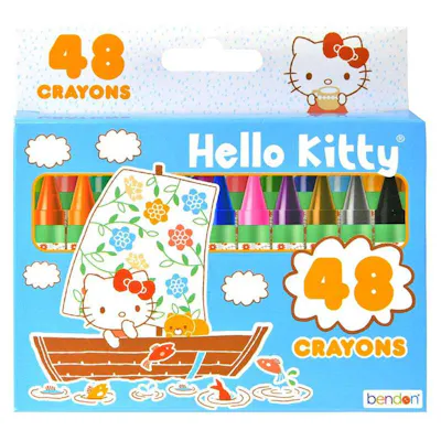 Hello Kitty Jumbo Crayons - 8 Count