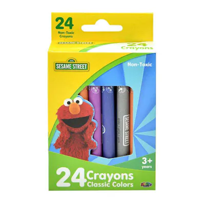 Sesame Street Crayons - 24 Count