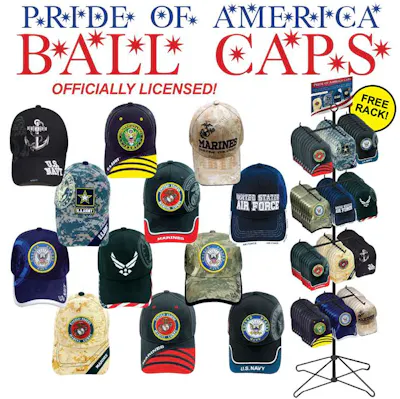 Military Caps, Assorted