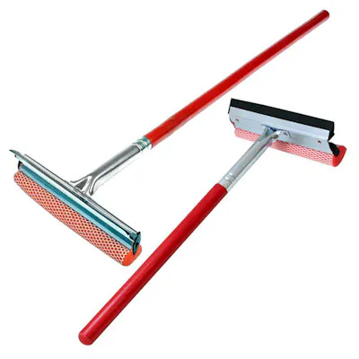 Wooden Handle Window Squeegee