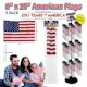 USA Flags, 5 Pack  - 8" x 10" (1 of 3)