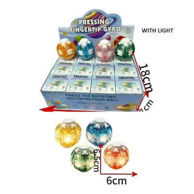 Spinning Top with Light - Assorted