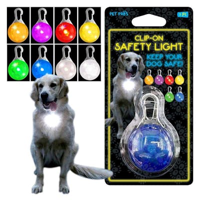 Clip-On Pet Safety Lights, Assorted