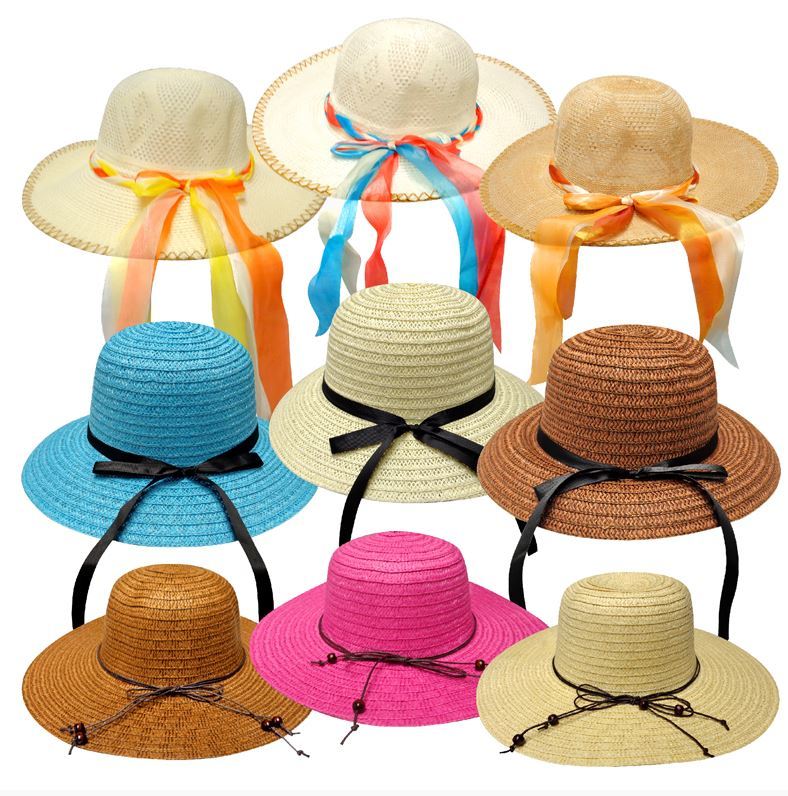 Women's Assorted Summer Hats - One size, 7 Colors