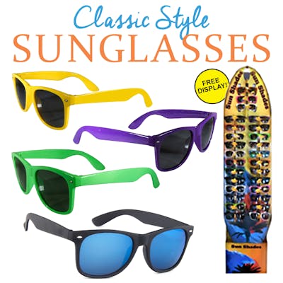 Classic Sunglasses Assortment - 300 Count