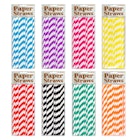 Colored Paper Straws - 36/Pack, Display Included image number null