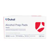 Sterile Alcohol Prep Pads - Medium, 2-Ply, 200 Count