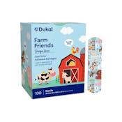 Farm Friends Adhesive Bandages, 3/4" x 3"