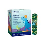 Herbie the Dino Adhesive Bandages, 3/4" x 3"