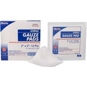 Sterile Gauze Pads - 25 Pack, 12-ply, 2" x 2"