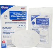 Transparent Semi-Permeable Sterile Dressings - 50 Pack, 4" x 4.75"