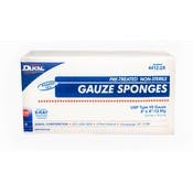 Type VII Gauze Sponges - X-Ray Detectable, 100 Count, 4" x 4"
