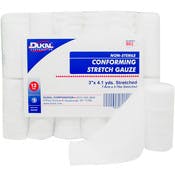 Conforming Stretch Gauze Roll - 12 Count, 3" x 4.1 yds, Non-Sterile