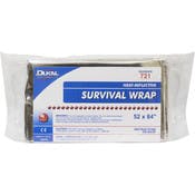 Survival Wrap Blankets - Silver, 52" x 84"