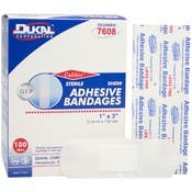 Sheer Adhesive Sterile Bandage - 100 Count, 1" x 3"