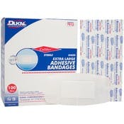 Adhesive Sterile Bandages - Sheer, 100 Pack, 2" x 4"