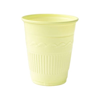Plastic Cups, Yellow - 5 oz