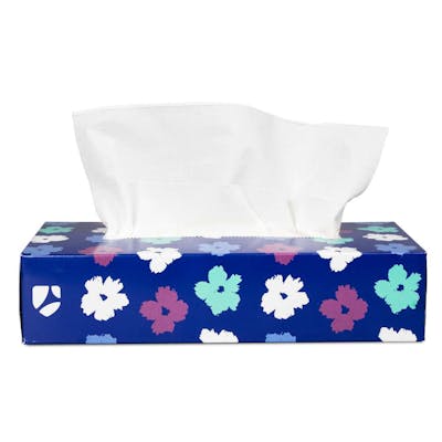Facial Tissues, Standard, 2-Ply - 100 per Box