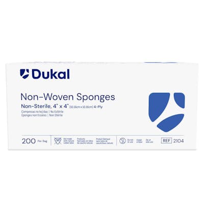 Clinisorb Non-Woven Sponge - 4 Ply, 200 Count, 4" x 4"