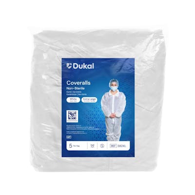 White Coveralls, X-Large